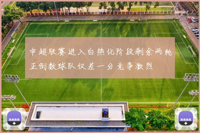 中超联赛进入白热化阶段剩余两轮正倒数球队仅差一分竞争激烈